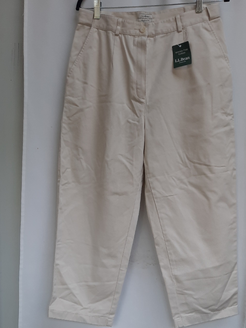 LL Bean Size 12 Original Fit  Cropped Pants   #274907